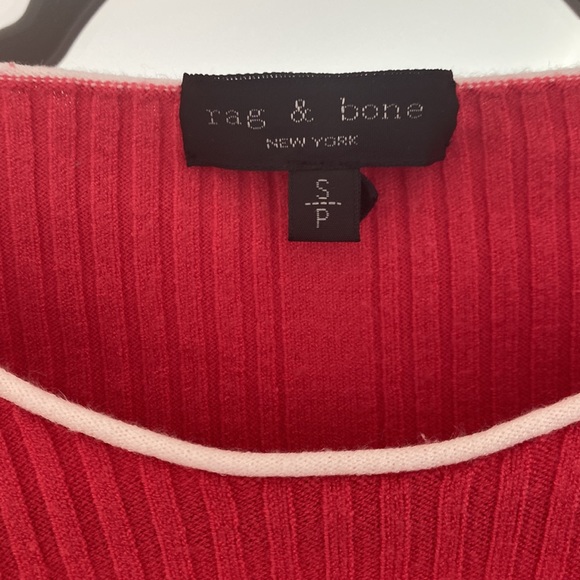 Rag & bone pink knit shirt small - Picture 2 of 7
